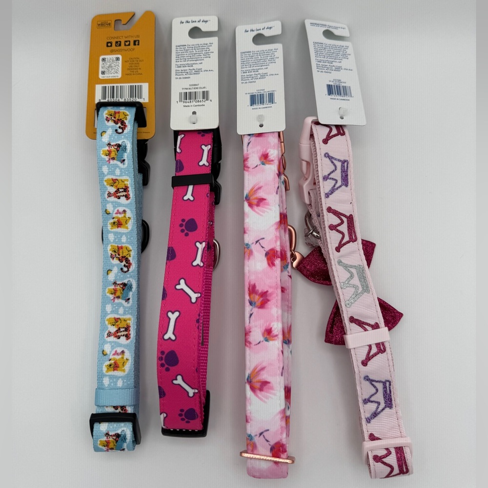 Disney and Top Paw Dog Collars, Bundle of 4 - Picture 3 of 3